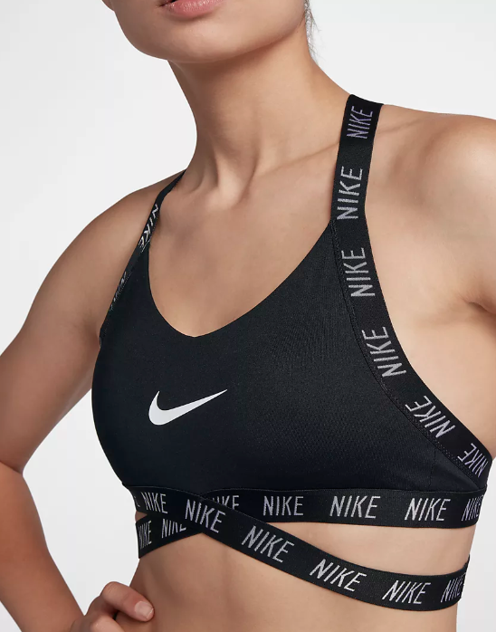 Nike Indy Logo Bra White/Black –